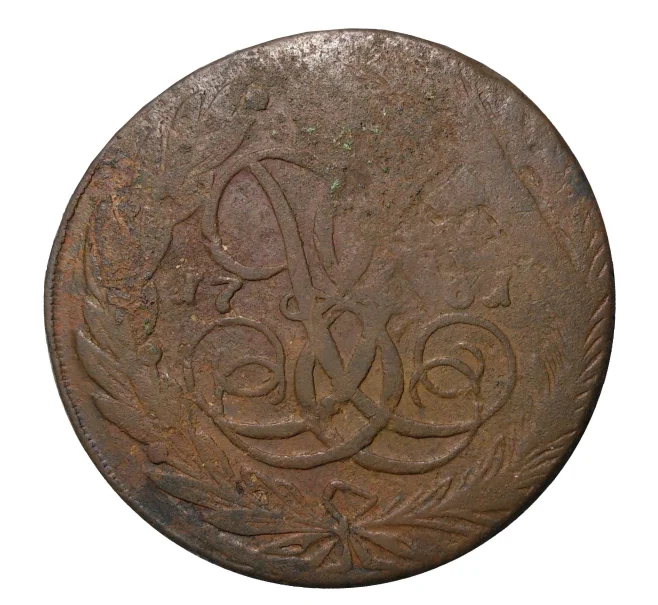 Монета 5 копеек 1761 года (Артикул M1-2982)