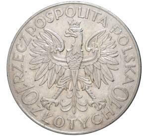 10 злотых 1933 года Польша «250 лет битве на Вене — Ян III Собеский» — Фото №2