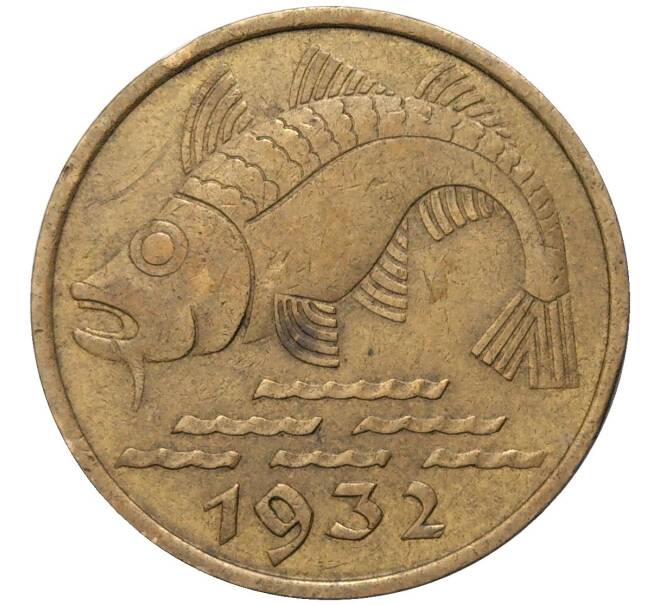 Монета 10 пфеннигов 1932 года Данциг (Артикул M2-59632)