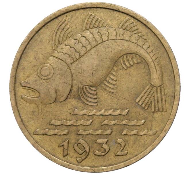 Монета 10 пфеннигов 1932 года Данциг (Артикул M2-59660)