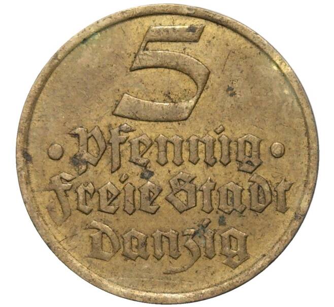 Монета 5 пфеннигов 1932 года Данциг (Артикул M2-59667)