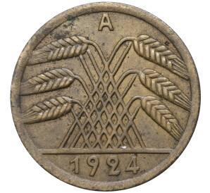 50 рентенпфеннигов 1924 года А Германия — Фото №2