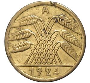 50 рентенпфеннигов 1924 года А Германия — Фото №2