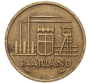 10 франков 1954 года Саар — Фото №2