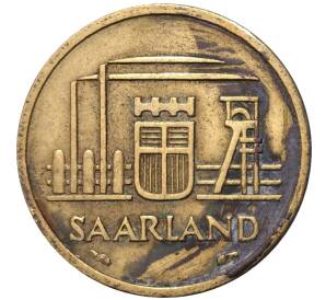 10 франков 1954 года Саар — Фото №2