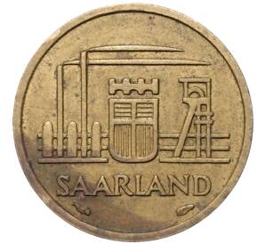 10 франков 1954 года Саар — Фото №2