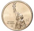 Монета 1 доллар 2023 года Р США «Американские инновации — Подземная железная дорога» (Артикул M2-59746)