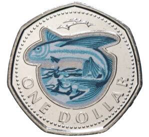 1 доллар 2020 года Барбадос «Летучие рыбы» — Фото №1