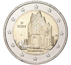 2 евро 2023 года F Германия «Федеральные земли Германии — Гамбург (Эльбская филармония)» — Фото №1