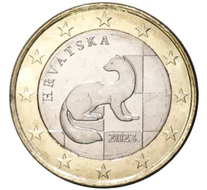 1 евро 2023 года Хорватия