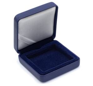 Футляр «NOBILE» для 1 монеты в капсуле «QUADRUM» синий LEUCHTTURM 344957