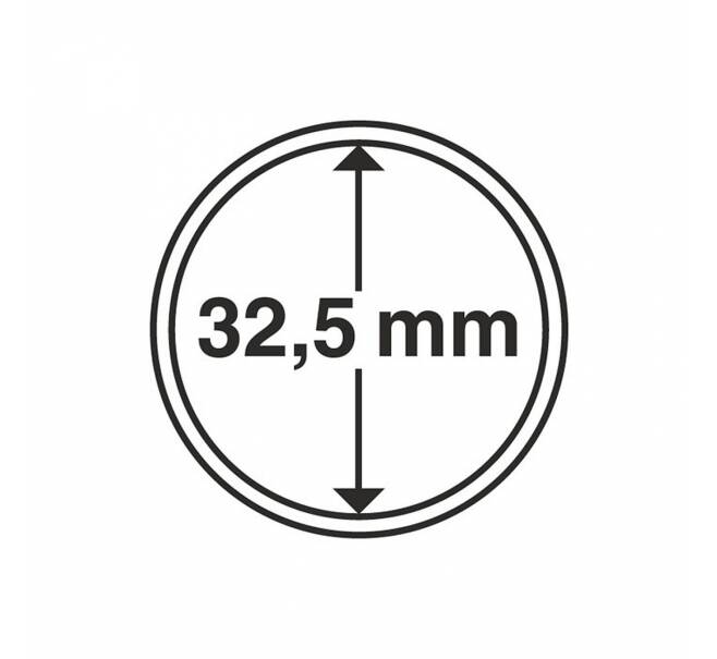Капсула «CAPS» для монет диаметром до 32.5 мм LEUCHTTURM 323261 (Артикул L1-18266)