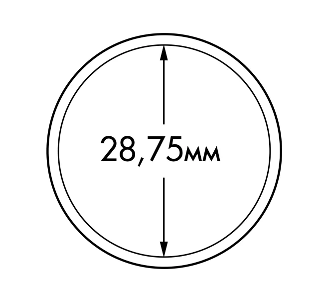 Капсула «ULTRA Perfect Fit» для монет 10 евро Германия диаметром до 28.75 мм LEUCHTTURM 365294 (Артикул L1-19084)