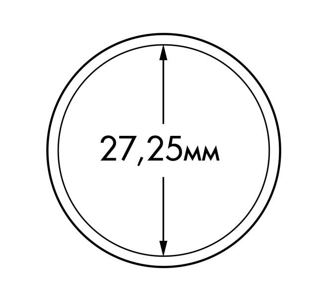 Капсула «ULTRA Perfect Fit» для монет 5 евро Германия диаметром до 27.25 мм LEUCHTTURM 365293