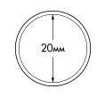 Капсула «ULTRA» для монет диаметром до 20 мм LEUCHTTURM 345022 (Артикул L1-19094)
