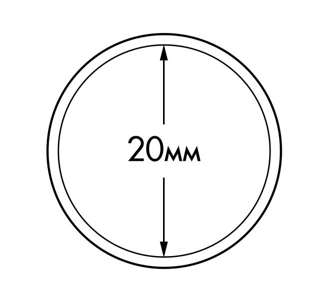 Капсула «ULTRA» для монет диаметром до 20 мм LEUCHTTURM 345022 (Артикул L1-19094) — Фото №1