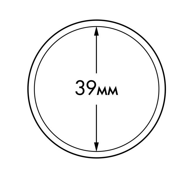Капсула «ULTRA» для монет диаметром до 39 мм LEUCHTTURM 345047