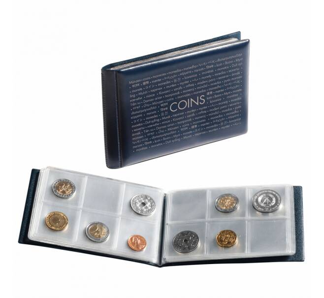 Карманный альбом для монет на 48 ячеек LEUCHTTURM 314775 (Артикул L1-11971)