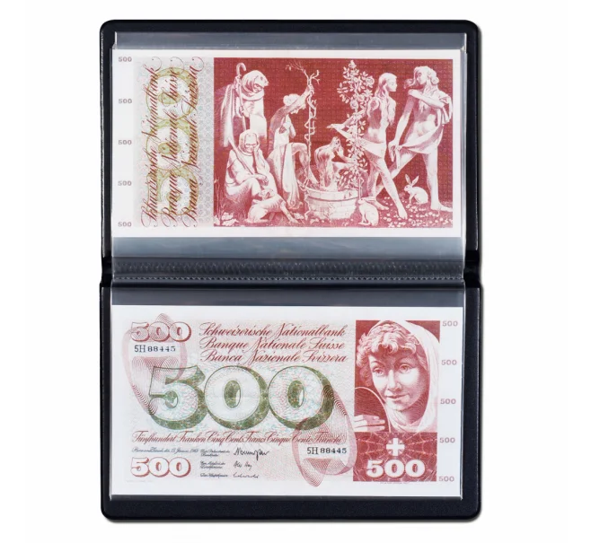 Карманный альбом для банкнот на 20 ячеек (210х125 мм) LEUCHTTURM 347372 (Артикул L1-11973)