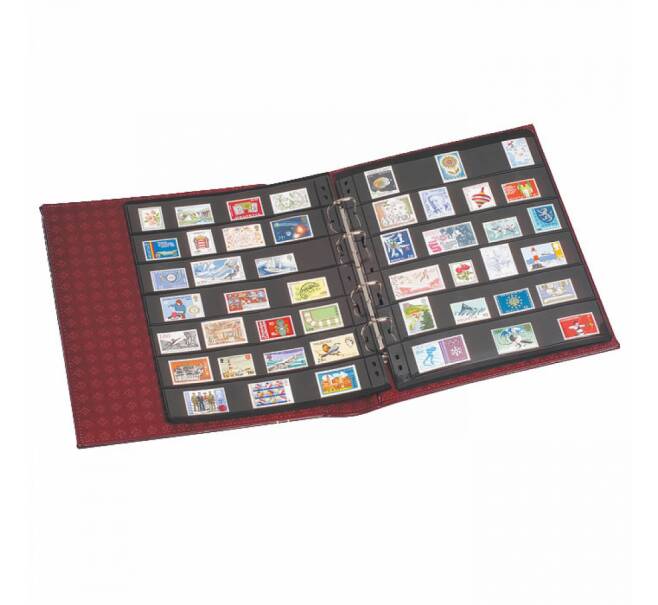 Альбом для монет без листов формат «Optima» Красный Классический дизайн LEUCHTTURM 326586 (Артикул L1-11980)