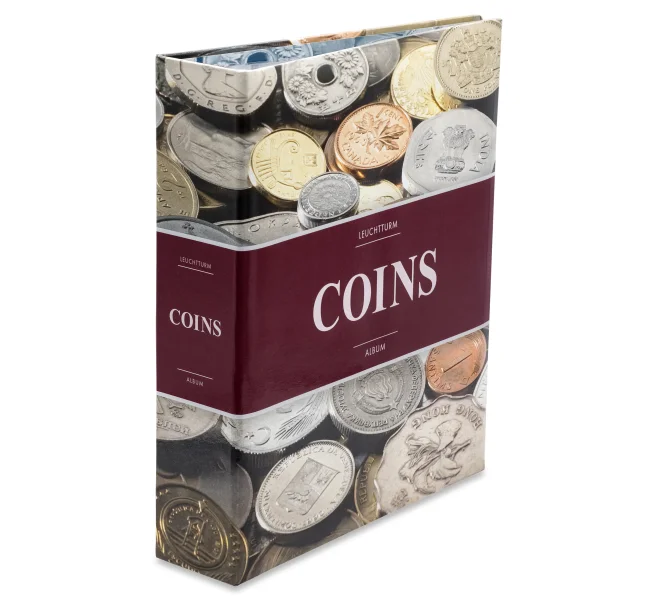 Альбом для монет «Coins» с 5 листами формат «Optima» LEUCHTTURM 340920 (Артикул L1-12051)