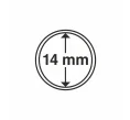Капсулы «CAPS» для монет диаметром 14 мм (упаковка 10 штук) LEUCHTTURM 314071 (Артикул L1-12057)
