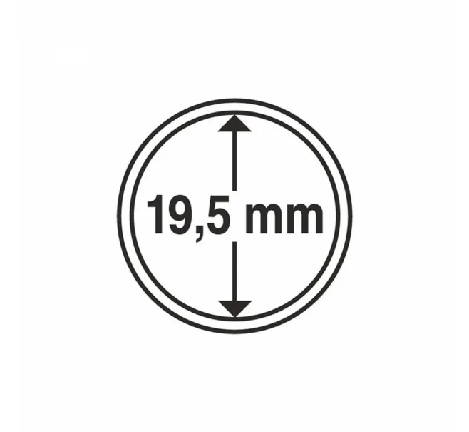 Капсулы «CAPS» для монет диаметром 19.5 мм (упаковка 10 штук) LEUCHTTURM 325403 (Артикул L1-12064)