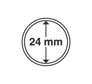 Капсула «CAPS» для монет диаметром 24 мм LEUCHTTURM 319128