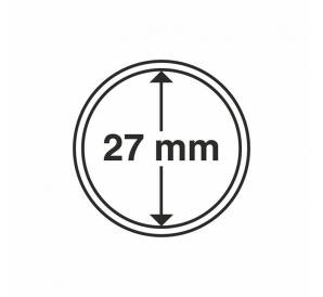 Капсулы «CAPS» для монет диаметром 27 мм (упаковка 10 штук) LEUCHTTURM 337997