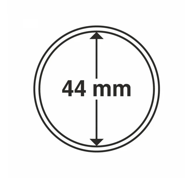 Капсулы «CAPS» для монет диаметром до 44 мм (упаковка 10 штук) LEUCHTTURM 315637 (Артикул L1-12092)