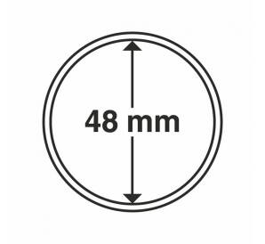 Капсулы «CAPS» для монет диаметром до 48 мм (упаковка 10 штук) LEUCHTTURM 325865