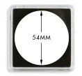 Квадратные капсулы «QUADRUM XL» для монет диаметром 54 мм (упаковка 5 штук) LEUCHTTURM 341173 (Артикул L1-12157)