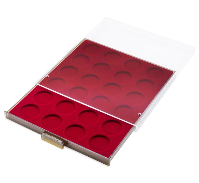 Кассета на 24 ячейки для хранения и презентации монет диаметром до 41 мм MB LEUCHTTURM 302572 (Артикул L1-12165)