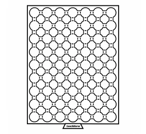 Кассета на 63 ячейки для хранения и презентации монет в капсулах диаметром до 19 мм MB LEUCHTTURM 306702