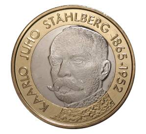 5 евро 2016 года Финляндия «Первый президент Финляндии — Каарло Юхо Стольберг»