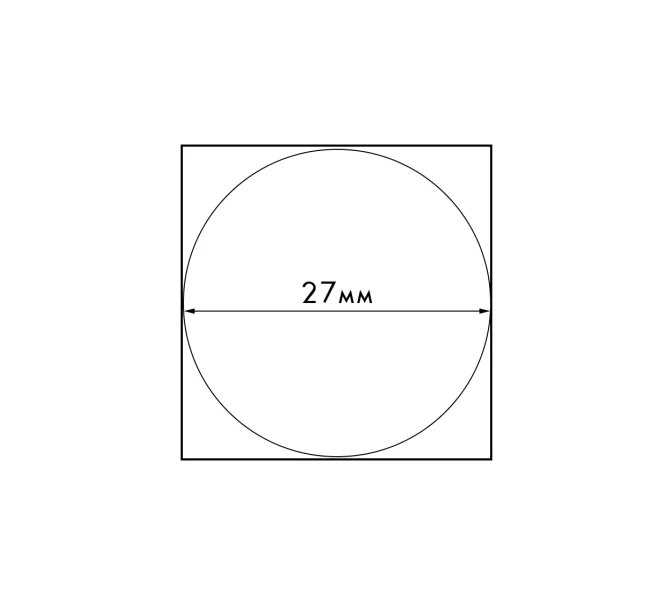 Листы для 35 монет диаметром до 27 мм формат «Optima» (упаковка 5 штук) LEUCHTTURM 306013 (Артикул L1-12277)