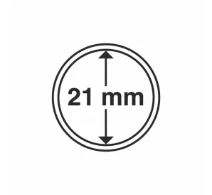 Капсула «CAPS» для монет диаметром до 21 мм LEUCHTTURM 327401