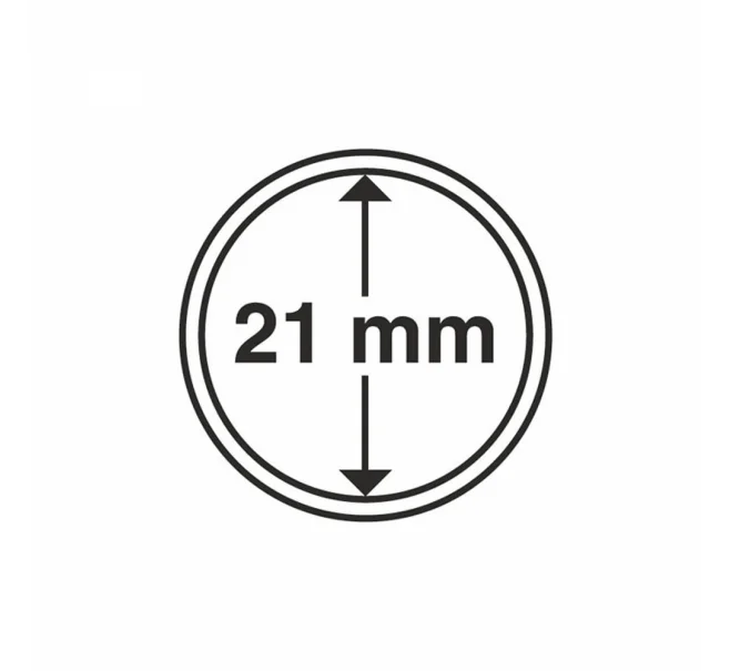 Капсула «CAPS» для монет диаметром до 21 мм LEUCHTTURM 327401 (Артикул L1-16853)