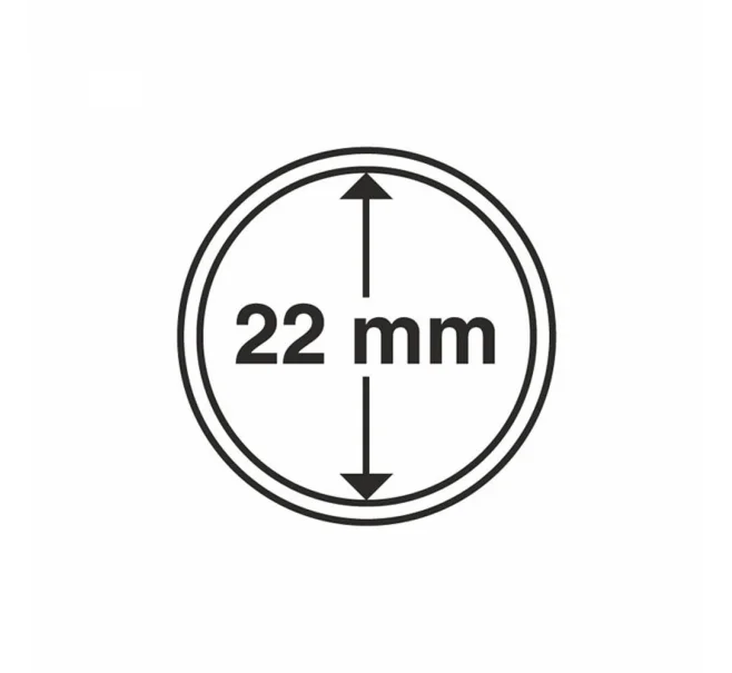 Капсула «CAPS» для монет диаметром до 22 мм LEUCHTTURM 300053 (Артикул L1-16854)