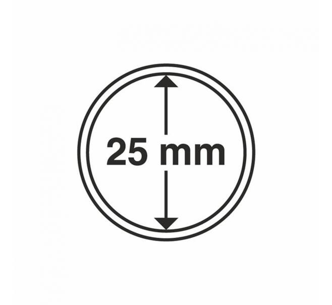Капсула «CAPS» для монет диаметром до 25 мм LEUCHTTURM 312152/331675 (Артикул L1-16857)