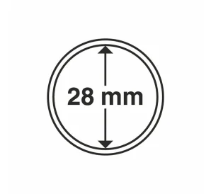 Капсула «CAPS» для монет диаметром до 28 мм LEUCHTTURM 312236