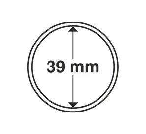 Капсула «CAPS» для монет диаметром до 39 мм LEUCHTTURM 315148 /332800