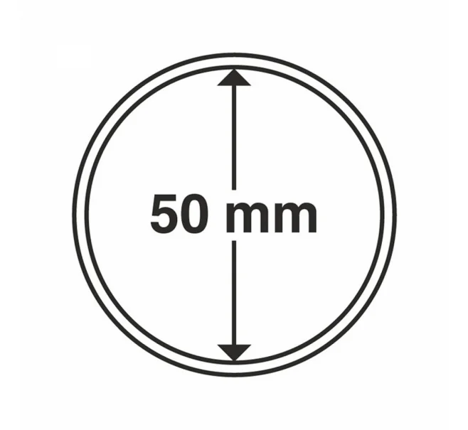 Капсула «CAPS» для монет диаметром до 50 мм LEUCHTTURM 302860 (Артикул L1-16868)