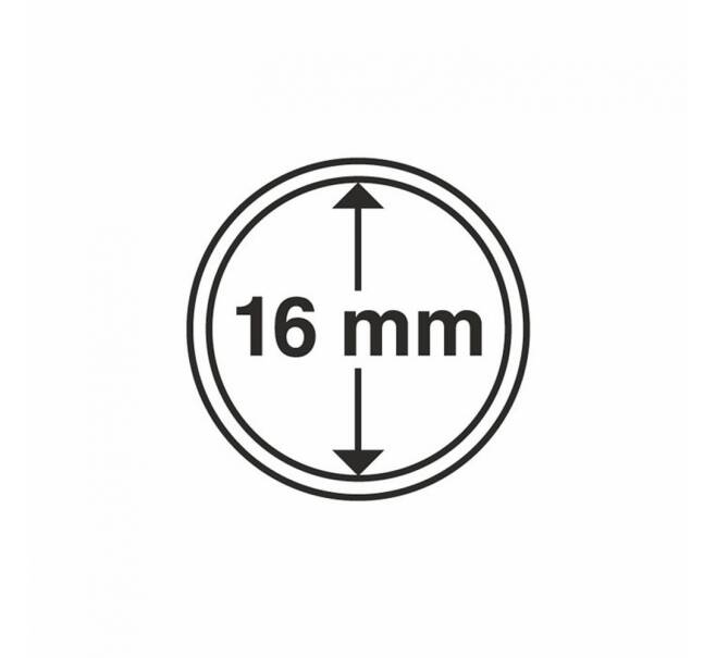 Капсула «CAPS» для монет диаметром до 16 мм LEUCHTTURM 334752 (Артикул L1-17040)