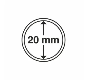 Капсула «CAPS» для монет диаметром до 20 мм LEUCHTTURM 303557