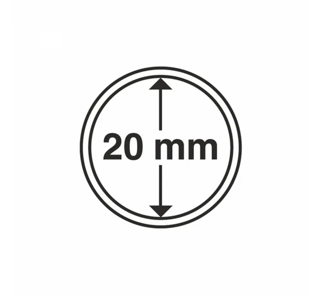Капсула «CAPS» для монет диаметром до 20 мм LEUCHTTURM 303557 (Артикул L1-17043)