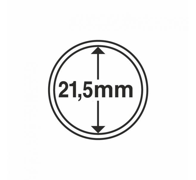 Капсула «CAPS» для монет диаметром до 21.5 мм LEUCHTTURM 336560 (Артикул L1-17044)