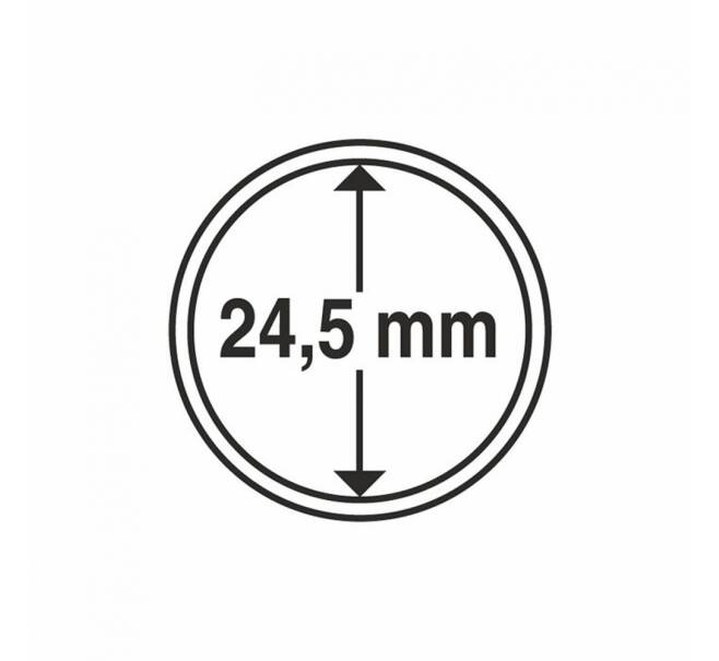 Капсула «CAPS» для монет диаметром до 24.5 мм LEUCHTTURM 310706 (Артикул L1-17046)