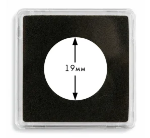 Квадратная капсула «QUADRUM» для монет диаметром до 19 мм LEUCHTTURM 302707
