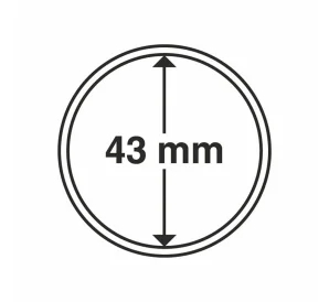 Капсула «CAPS» для монет диаметром до 43 мм LEUCHTTURM 322622